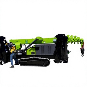 Grue araignée sur chenilles 12T pour panneaux de mur-rideau et équipements lourds de MÉP sur sites étroits - Product Image 1