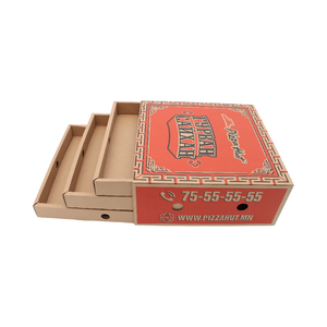 Großhandel 6/<span class=keywords><strong>8</strong></span>/10/12/13 Zoll Mitnehm-Flötenkarton Pizza-Geschenkboxen mit Kundenspezifischem Logo Bedruckt Industrielles Papier UV-Vorteilhaft - Product Image 5