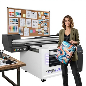 Imprimante jet d'encre UV à plat professionnelle avec encre CMYK pour un vernis en relief 3D, finition mate sur les cadeaux, les œuvres d'art, la décoration intérieure - Product Image 2