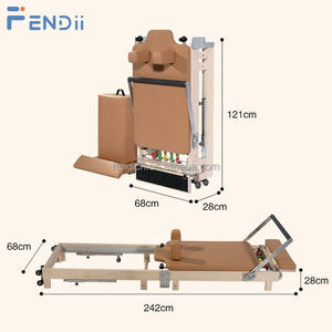 Homegym Yogastudio Volledige Lichaamstraining Apparatuur Opvouwbare Pilates Reformer Machine met Verstelbare Weerstand - Product Image 5