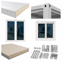 Maison conteneur modulaire préfabriquée extensible à double aile de 20 pieds, amovible, mobile, pliable, espace de vie extérieur, modèle YJ004