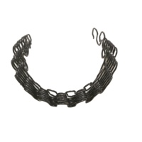 Niudi ND-701562 256mm Ressorts en fil d'acier pour lit et canapé, à pliage en zigzag de type S, Services de personnalisation usine