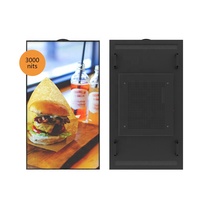 Prix de gros vitrine de marketing numérique support d'affichage lcd oem pour magasin Solutions d'affichage de fenêtre numérique avant