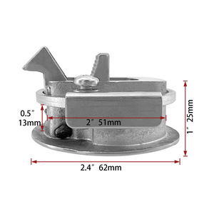 Stainless Steel Round Floor <b>Lock</b> <b>Latch</b> For Marine Boat Hardware Replacement Repair - Product Image 2
