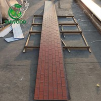 Panneau sandwich décoratif en polyuréthane PU de 16 mm et 20 mm, panneau mural extérieur isolé en métal sculpté