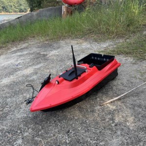 JF V80 <span class=keywords><strong>12V</strong></span>高速プラスチック製ベイトボート GPSオートパイロット クルーズコントロール 24000mAh 2kg積載量 500メートル信号範囲 釣り用 - Product Image 1