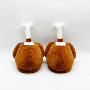 Pantuflas de Felpa con Forma de Pavo para el Día de Acción de Gracias, Pantuflas de Casa Unisex, Pantuflas Deportivas Suaves y Cómodas - Product Image 2