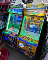Machine de jeu d'arcade Happy Soccer, à pièces, avec récompenses en forme de ballons, en métal, garantie 1 an, en anglais