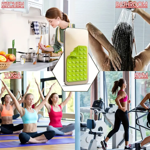 Support de téléphone à ventouse en silicone, adhésif double face, étanche, personnalisable avec logo, puissance d'aspiration accrue pour tous les téléphones - Product Image 6