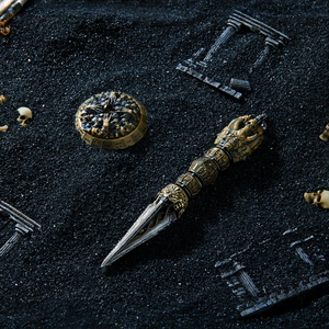 Dados de varita de aleación de Zinc y Metal DND para juegos de mesa poliédricos TRPG Dungeons & Dragons sigue la flecha azul para explorar tu mundo - Product Image 4