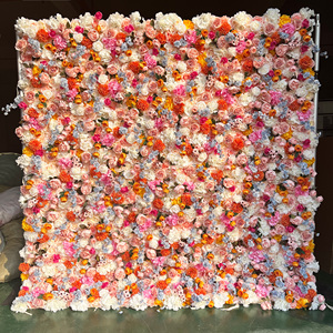 8ft x 8ft Tùy Chỉnh 5D Giai Đoạn Nhân Tạo Lụa Tăng Giá Rẻ Cuộn Hoa Trắng Tường Backdrop Cho Đám Cưới Năm Mới Ngày Valentine - Product Image 1