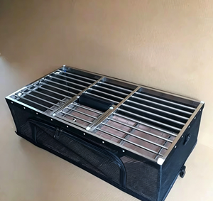 Cage à pigeons de luxe en acier inoxydable, facile à assembler, avec système anti-évasion, pour pigeons de course et d'élevage - Product Image 4
