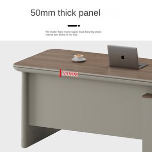 Silla de Oficina Ejecutiva de Madera de Estilo Moderno y Lujo Ligero, Combinación de <span class=keywords><strong>Altura</strong></span> Ajustable, Individual, para Jefes de Gran Clase - Product Image 3