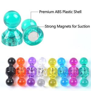 Mạnh mẽ đầy màu sắc đẩy pin nam châm bảng trắng & tủ lạnh nam châm cho lớp học trường Locker nhà bếp văn phòng sử dụng nhà - Product Image 3