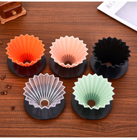 Coloré fait à la main café goutte à goutte filtre tasse maison petit gâteau résine goutteur PC verser sur café filtre tasse
