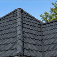 Tuiles de toiture revêtues de pierre, tuiles métalliques revêtues d'aluminium et de zinc, tuiles de toiture pour villas