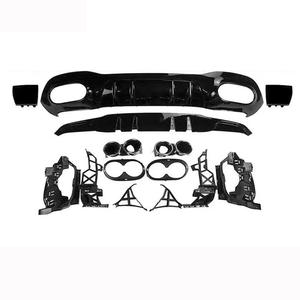 2019-A-Class Hatchback W177 Mise à niveau vers la lèvre arrière de diffuseur de style A45 35 Amg pour <span class=keywords><strong>Mercedes</strong></span> Benz - Product Image 2