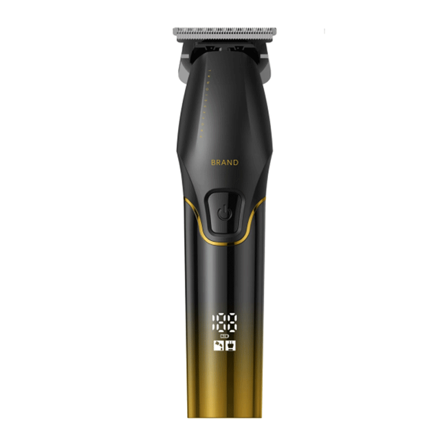 Professional Custom Brand Cordless Salon Barber Hair Clippers for Men Electric Wireless USB Rechargeable Hair Stainless Steel
