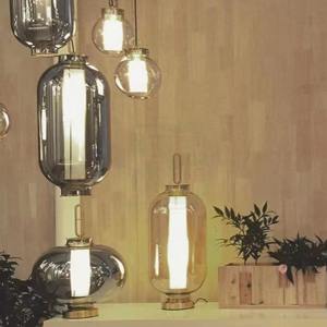 Lámpara de Mesa de Vidrio de Diseño de una Sola Cabeza en Estilo Chino y Japonés para Salón de Té, Cafetería, Dormitorio, Comedor o Barra - Product Image 3