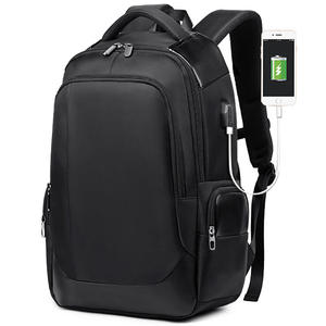 Mochila de gran capacidad para la vida diaria de los hombres Usb transpirable usable bolsa de ordenador de negocios Softback carta poliéster portátil de viaje - Product Image 1