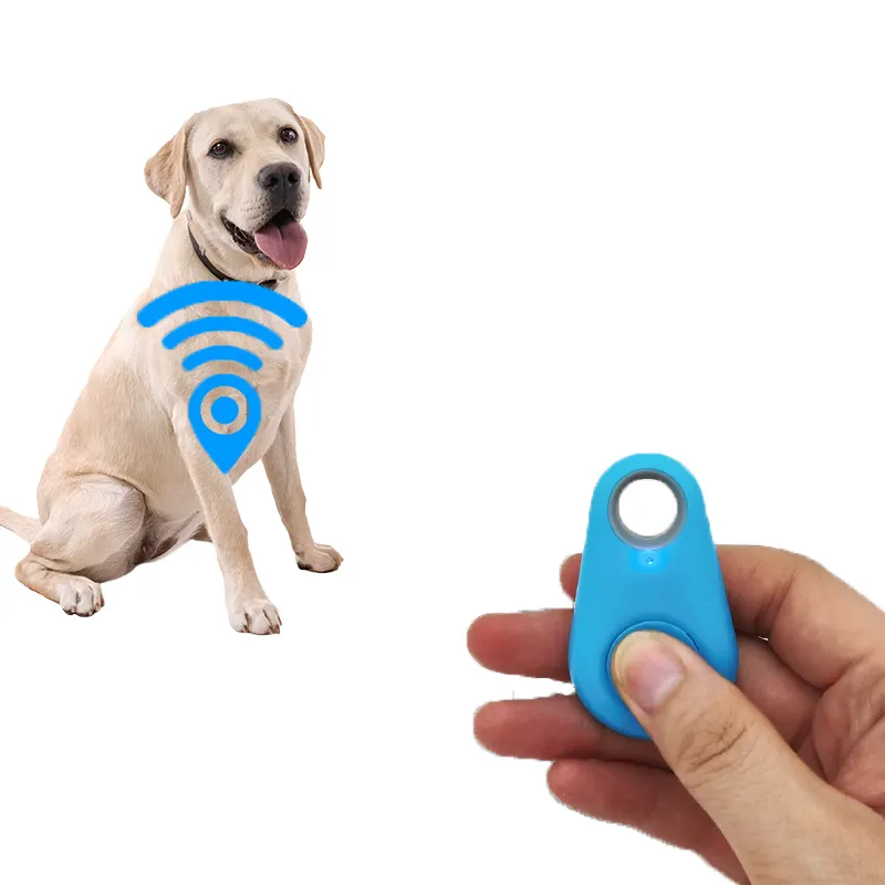 Pelacak GPS Mini Cerdas Hewan Peliharaan, Pelacak Anti Air Anti Hilang untuk Kunci Kucing Anjing Peliharaan, Peralatan Pencari Pelacak