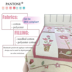 Tùy Chỉnh Màu Sắc Nhà Máy Bán Hàng Trực Tiếp Của Chất Lượng Cao Vải Trẻ Em Của Handmade Chắp Vá Tùy Chỉnh Bộ Đồ Giường Chăn Chăn - Product Image 1