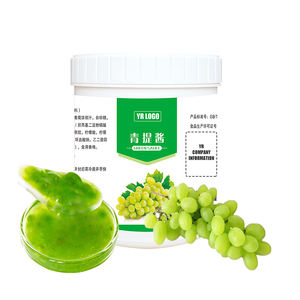Agents aromatisants en gros pour confitures et sirops aux raisins verts et aux fruits mélangés, 1,3 kg, carton de 12 bocaux, pour les salons de thé et les distributeurs d'exportation de boissons - Product Image 5