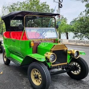 Véhicule électrique rétro classique 6 places équipé de batteries sans entretien - Product Image 4