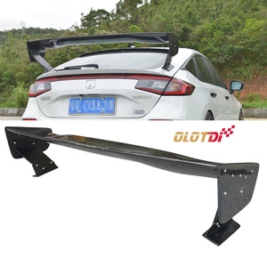 VTX-2 Style Carbon Fiber Rear Bumper Spoiler Trunk Wing <b>Boot</b> Lip Ducktail for Honda Civic FL1 FL4 Auto Tuning - Product Image 1