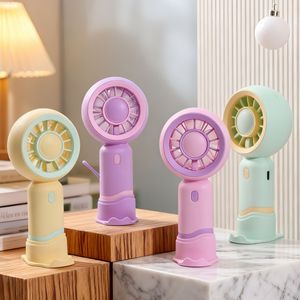 LingPan Portable <b>Fan</b> With <b>Stand</b> Rechargeable Battery 5W DC Motor Handheld Desk <b>Fan</b> For Outdoor Use - Product Image 5