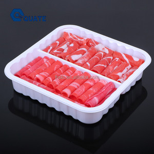 Bandejas de plástico desechables personalizadas de fábrica para carne de res, pan, alimentos congelados al vacío y carne fresca, tipo blister MAP - Product Image 4