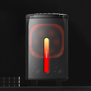Haut-parleur portable 50W avec woofer de 5,25 pouces, double tweeter de 3 pouces, mode intérieur/extérieur, Bluetooth TWS, écran LED, basses puissantes pour les fêtes - Product Image 2