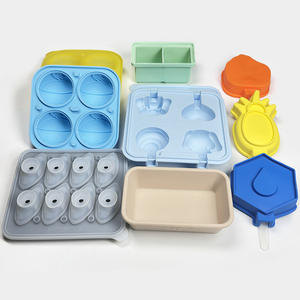 Biểu tượng tùy chỉnh <span class=keywords><strong>Silicone</strong></span> Ice khuôn cấp thực phẩm vuông Ice Cube khay FDA LFGB chứng nhận, OEM/ODM hỗ trợ - Product Image 2