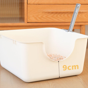 SY2025 One-piece Litter Box Spatter-proof Semi-enclosed <strong>Cat</strong> Latrine for Baby <strong>Cat</strong> Top in Litter Box Pet Supplies - Product Image 5