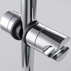 Universal 18-25MM Adjustable Hand Shower Rail Head Bracket ABS <strong>Holder</strong> for Slide Bar Slider Clamp Bathroom <strong>Showerhead</strong> <strong>Holder</strong> - Product Image 3