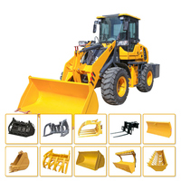 PENGIRIMAN GRATIS! Wheel Loader DC946 Mini Wheel Loader Compact Front End dengan Baterai untuk Dijual