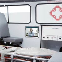 Peacemounts TPS-4 nouveau support de tablette mural de 10.9 pouces Installation facile boîtier de support en métal tablettes PC hôpitaux d'urgence