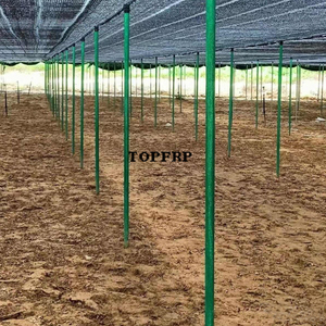 Tubes en fibre de verre haute résistance et résistants à la corrosion pour supports de filet d'ombrage pour fruits de la passion - Product Image 4