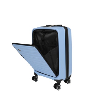 Bagage de cabine personnalisable avec ouverture frontale |   Valise à roulettes ABS+PC avec serrure TSA pour voyageur d'affaires - Product Image 3