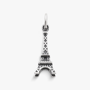 Ciondolo in Argento Sterling S925 James Avery a Tema Patriottico USA, Decorato con Bandiera Americana/Lettere/Design della Torre Eiffel - Product Image 5
