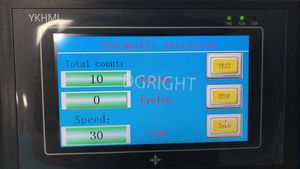 डिजिटल 999 आरपीएम टच स्क्रीन टैबलर रैखिक घर्षण परीक्षण मशीन - Product Image 3