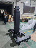 Service de revêtement en poudre personnalisé Colonne de support de tour de levage motorisée en métal pour panneaux LED