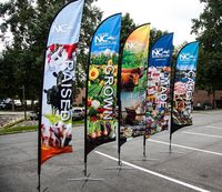 Expositions, événements, festivals, drapeaux de larme, football, bannières publicitaires de vente chaude d'utilisateurs de plage