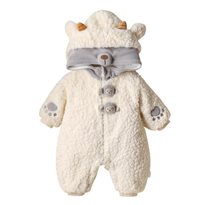 Polyester Material Baby Animal Romper Kids Onesie Sheep Outfit <strong>for</strong> <strong>Toddlers</strong> Boys Girls <strong>Snowsuit</strong> - Product Image 1
