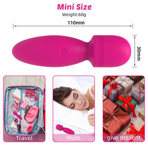 Ylove USB Powered <span class=keywords><strong>Mini</strong></span> Wand Masajeador Mujeres AV Dildo Vibrador Juguetes sexuales - Product Image 3