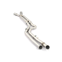 Pipa Tengah Panjang Sama MPER T304 Stainless Steel Untuk Sistem Knalpot BMW M3 G80 G81 M4 G82 S58 Suara Balap Bolt On