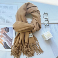 Écharpe en pashmina solide de qualité supérieure pour femmes, châle épais et chaud, parfait pour les cadeaux, les événements et l'usage quotidien