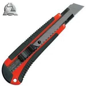 9mm 18mm 25mm snap off blade box cutter strumento a mano in lega di alluminio metallo maniglia multiuso coltello