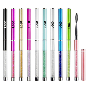 Bán buôn tinh thể kim cương Mascara bàn chải lông mi ống Applicator Cây Đũa phép và spoolie Bàn chải chất lượng cao mẫu miễn phí trong kho - Product Image 6