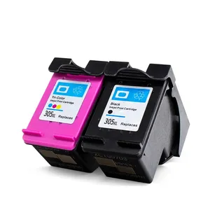 305 Xl 305xl Premium Remanufactured Color Inkjet Black Inktcartridge Voor Hp305 Voor Hp Deskjet 2721 6022 2320 Printer